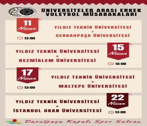 TÜSF 2. Lig Erkek Voleybol Müsabakaları da Üniversitemizde