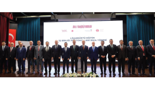 YÖK, SSB, TUSAŞ ve YTÜ Lisansüstü Eğitim İş Birliği Protokolü