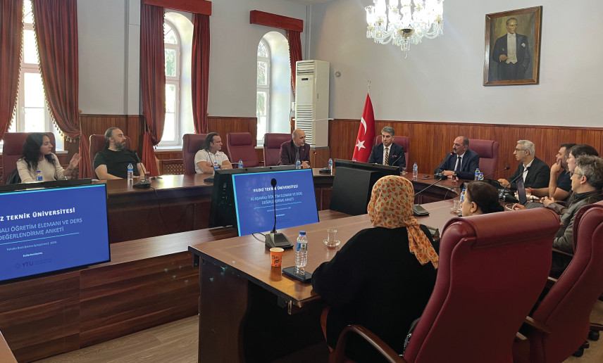 Öğrenci merkezli yeni anket sisteminde ilk sonuçlar kalite kurulunda değerlendirildi
