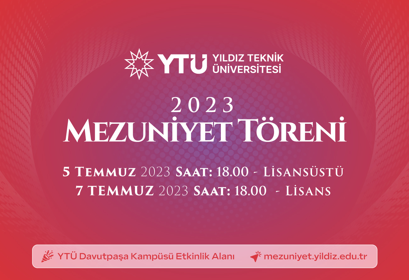YTÜ 2023 Mezuniyet Töreni