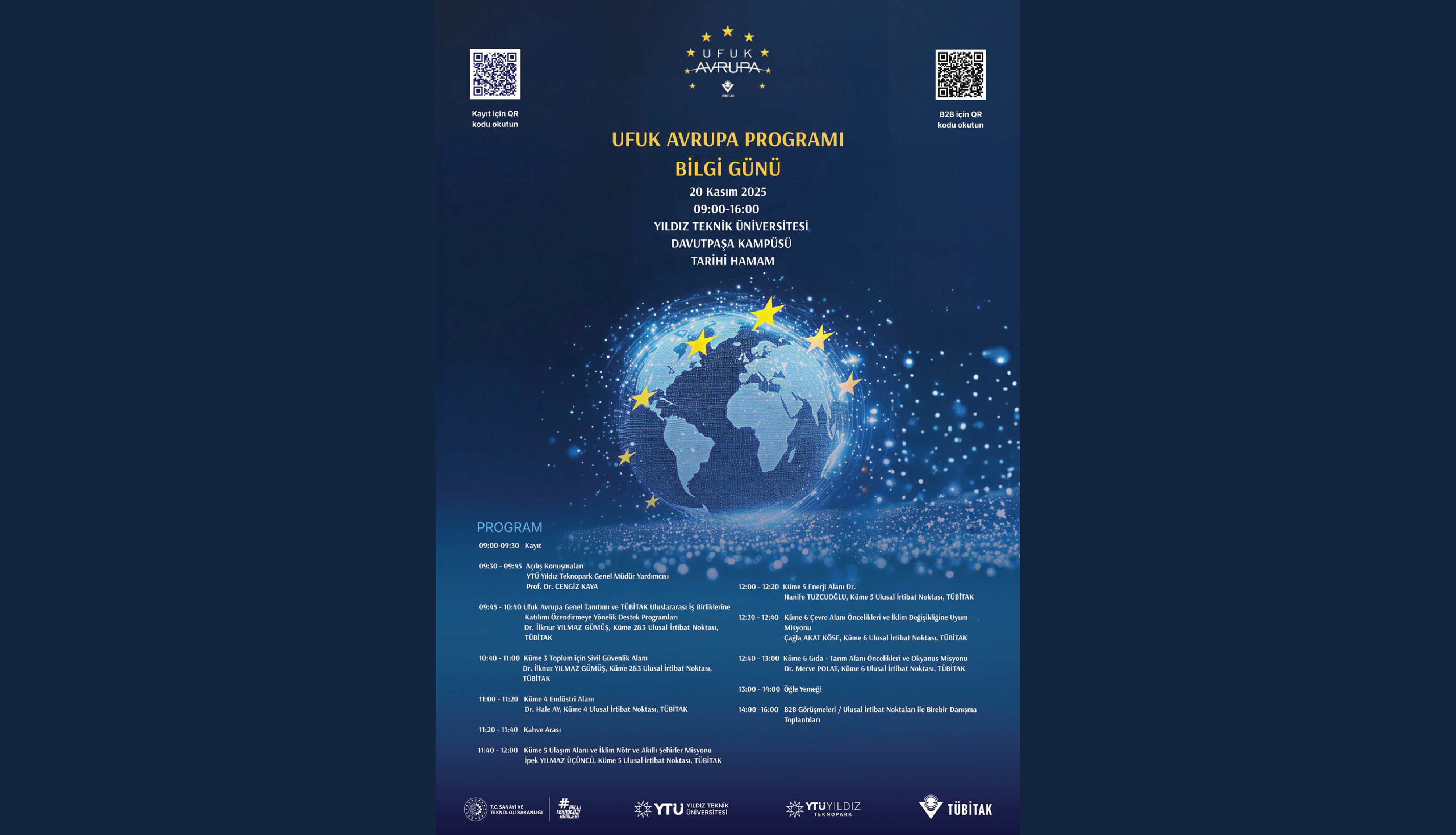 YTÜ-TÜBİTAK Ufuk Avrupa Programı Ulusal Bilgi Günü